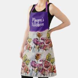 Flores Amarelas Vermelhas Flores-Papagaios Papagai