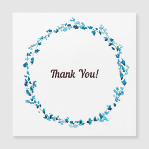 Flores aquarelas azuis