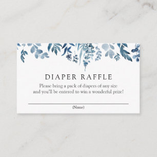 Flores Azuis de Água Fralda Cartão de inserção Raf