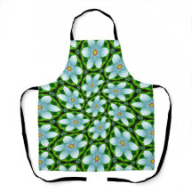 Flores Azul e Branco