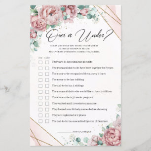 Flores boêmicas falham ouro sobre ou sob jogo de 