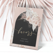 flores boho arco favorece sinal pedestal