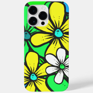 Flores bonito de Verão Brilhantes Azul Amarelo e V