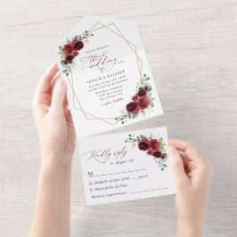 Flores Borgonhetas, Flores Vermelhas, Casamento Fl