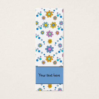 Flores brancas design Bookmark