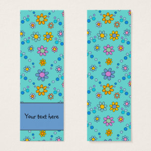 Flores brancas design Bookmark