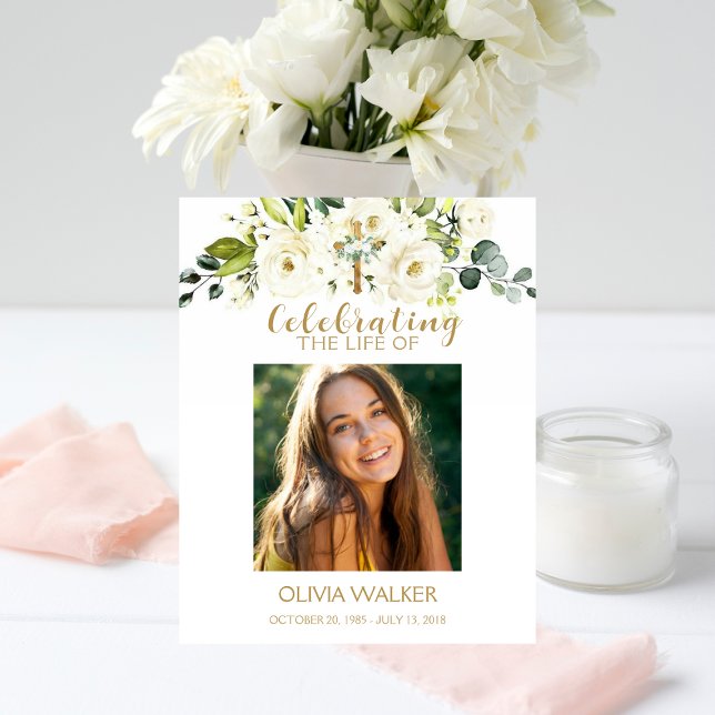 Flores brancas Foto Sinalizador de boas-vindas (Criador carregado)