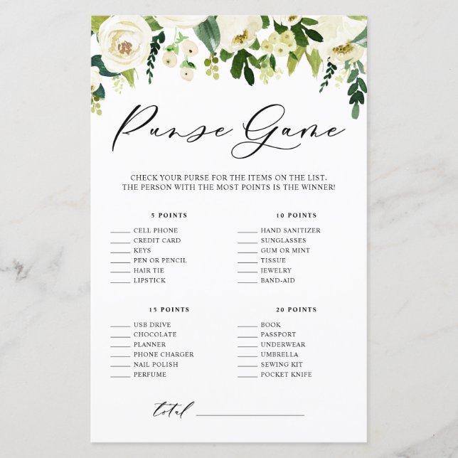 Flores brancas O que há na sua Chá (Frente)