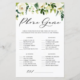 Flores brancas O que há na sua placa de Chá telefô