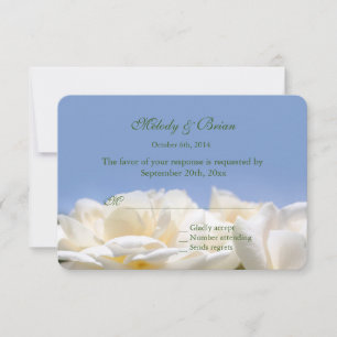 flores brancas puras, cor-de-rosa, casamento rsvp