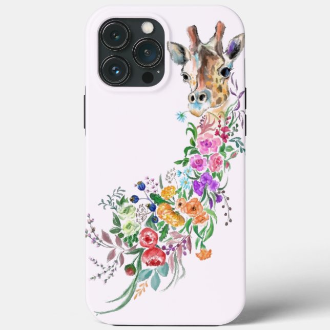 Flores capas de iphone Girafa (Verso)