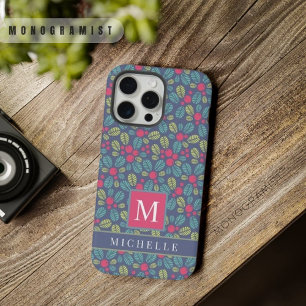 Flores Cinza Azul Floral Rosa Verde Personalizávei