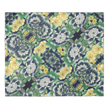 Flores Cobrir de Duvet do Tamanho Rei