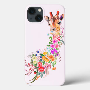Flores Coloridas Buquê Girafa - Desenhada por Mig