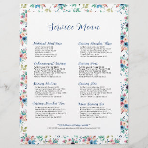 Flores coloridas da primavera pontuam o menu de se