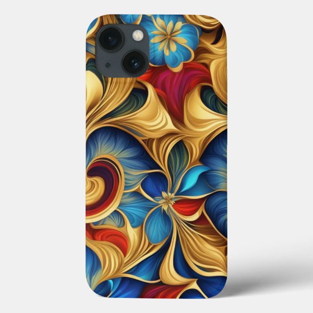 Flores Coloridas Multicoloridas (Verso)