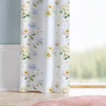 Flores de Aquarela Branco-Vintage Elegante