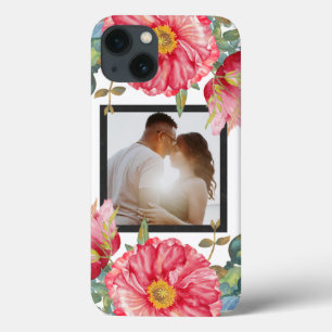 Flores de Aquarela Vermelhas Poppy Personalizadas