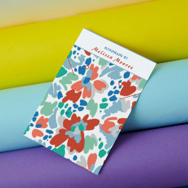 Flores de Aquarelas Colar de Colar