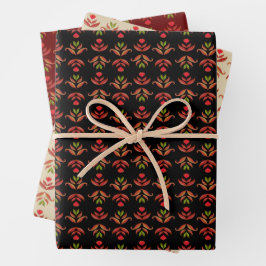 Flores de Arte Folha Vintage Cozy e Queda Rústica