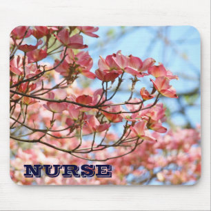 Flores de Árvore de Mousepad Rosa-Rosa