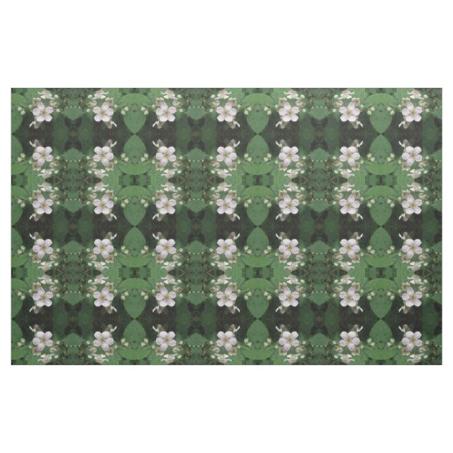 Flores de Blackberry Tecido Padrão Floral (Fat Quarter)