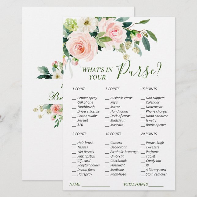 Flores de Blush Rosa Vegetação Jogo de Chá de Noiv (Frente/Verso)