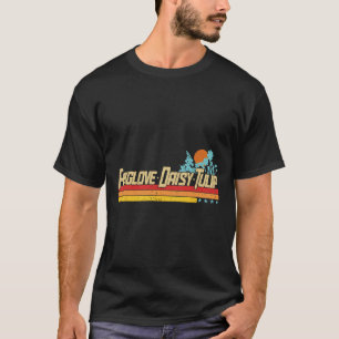 Flores de Boho Sutis Trem Resiste Camisa Foxglove