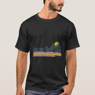 Flores de Boho Sutis Trem Resiste Camisa Foxglove