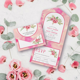 Flores de cacto rosa quente, deixa o casamento flo