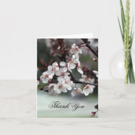 Flores de cartões de agradecimentos