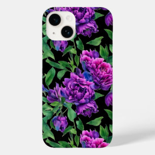 Flores de cor-de-água magenta-púrpura escura, flor