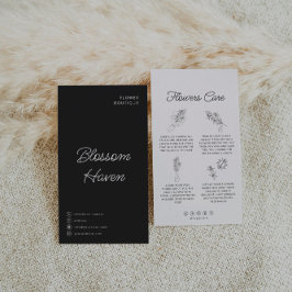 Flores de Corte de Flor Cuidam da Etiqueta de Trav