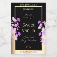 Flores de Corte Etiquetas de Embalagem de Produtos