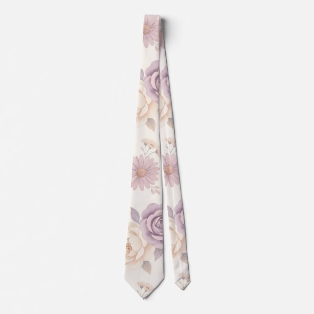 flores de design floral gravata (Frente)