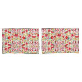 Flores de Estilo de Vintagem Floral e Grama de Pra