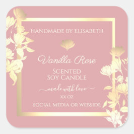 Flores de etiquetas de empacotamento de produtos r