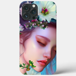 Flores de Fada Bonitas nos Cabelos Arte de Fantasi