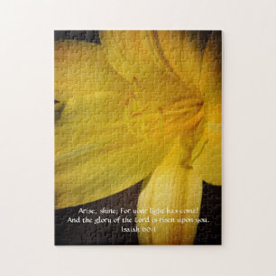 Flores de Fé Isaiah Lily Quebra-cabeça