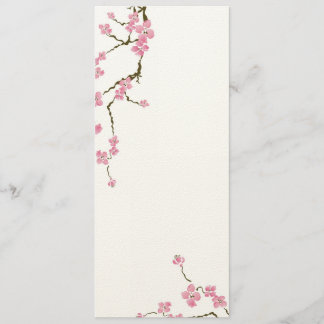 Flores de flor de cereja Convite