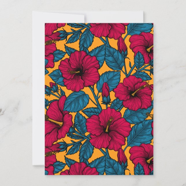 Flores de hibisco (Frente)