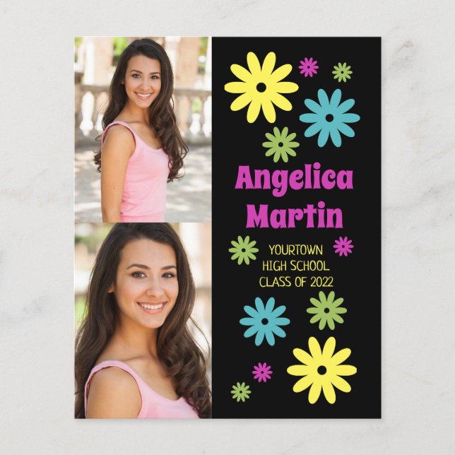 Flores de Hippie Retroativas 2 Graduação de Orçame (Frente)