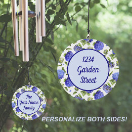 Flores de Hydrangea Azul Personalizadas