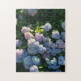 Flores de Hydrangea Azul Quebra-cabeça