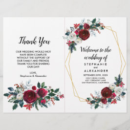 Flores de inverno geométricas Douradas da Frame Bu