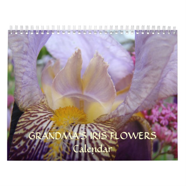 Flores de ÍRIS da VOVÓ Calendário Presentes Íris (Capa)