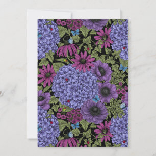 Flores de jardim de negros
