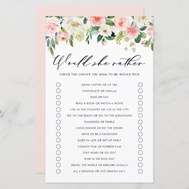 Flores De Jardim, Ela Preferencialmente Chá de fra (Frente/Verso)