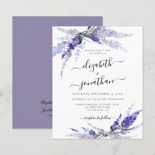 Flores de Lavanda Floral Lilás Orçamento Boho Casa