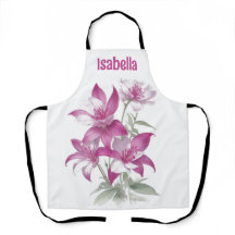 Flores de Lilas Roxas Personalizadas